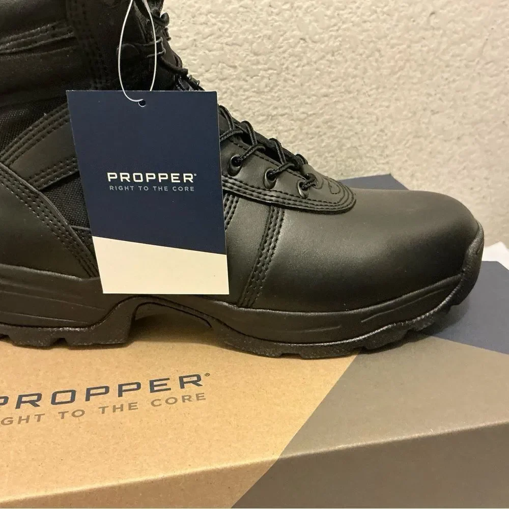 Propper Tactical Duty 6” Side Zip Boots - Black Size 9.5 M